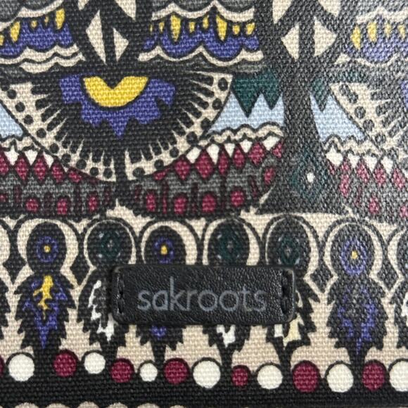 Sakroots Sak Artist Olympic Wristlet Wallet One World Multi Color Phone Friendly - Picture 3 of 8